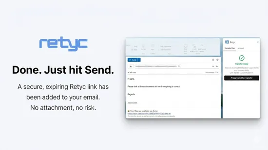 Retyc outlook add-in integration done
