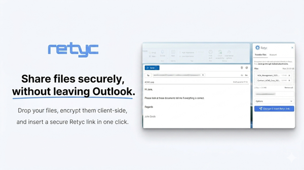Retyc outlook add-in integration form