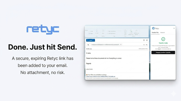 Retyc outlook add-in integration done